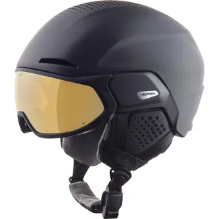 55-59 cm black matt/gold