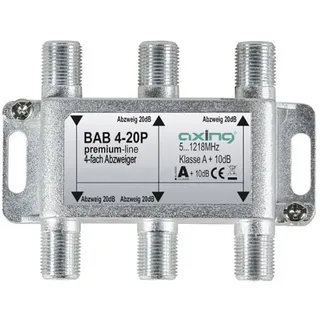 Axing BAB 4-20P Kabel-TV Abzweiger 4-fach 5 - 1218 MHz