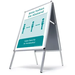 INDOOR A1 Kundenstopper A1 beidseitig Plakatständer Werbeaufsteller Kundenstopper A1