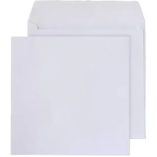 Blake Purely Everyday 0240PS Quadratsicher Briefumschläge Haftklebung Weiß 240 x 240 mm - 100g/m2 | 250 Stück
