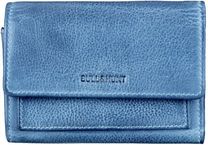 Bull Hunt Midi Flap Wallet-Skyblue Geldbeutel