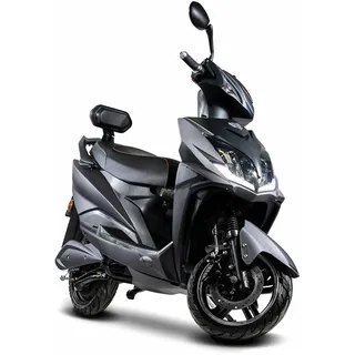 Elektroroller Falcon, 3400 Watt, Lithium-Akku, 45 km/h, bis 100 km Reichweite, Elektro-Roller, E-Roller mit Straßenzulassung, Produktvideo, Schwarz