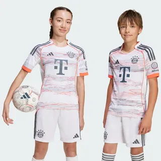 Adidas FC Bayern München 25/26 Kids Auswärtstrikot - White 164