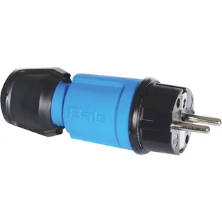 BALS ELEKTROTECHNIK Bals 7370 Schutzkontaktstecker 250V Schwarz IP44