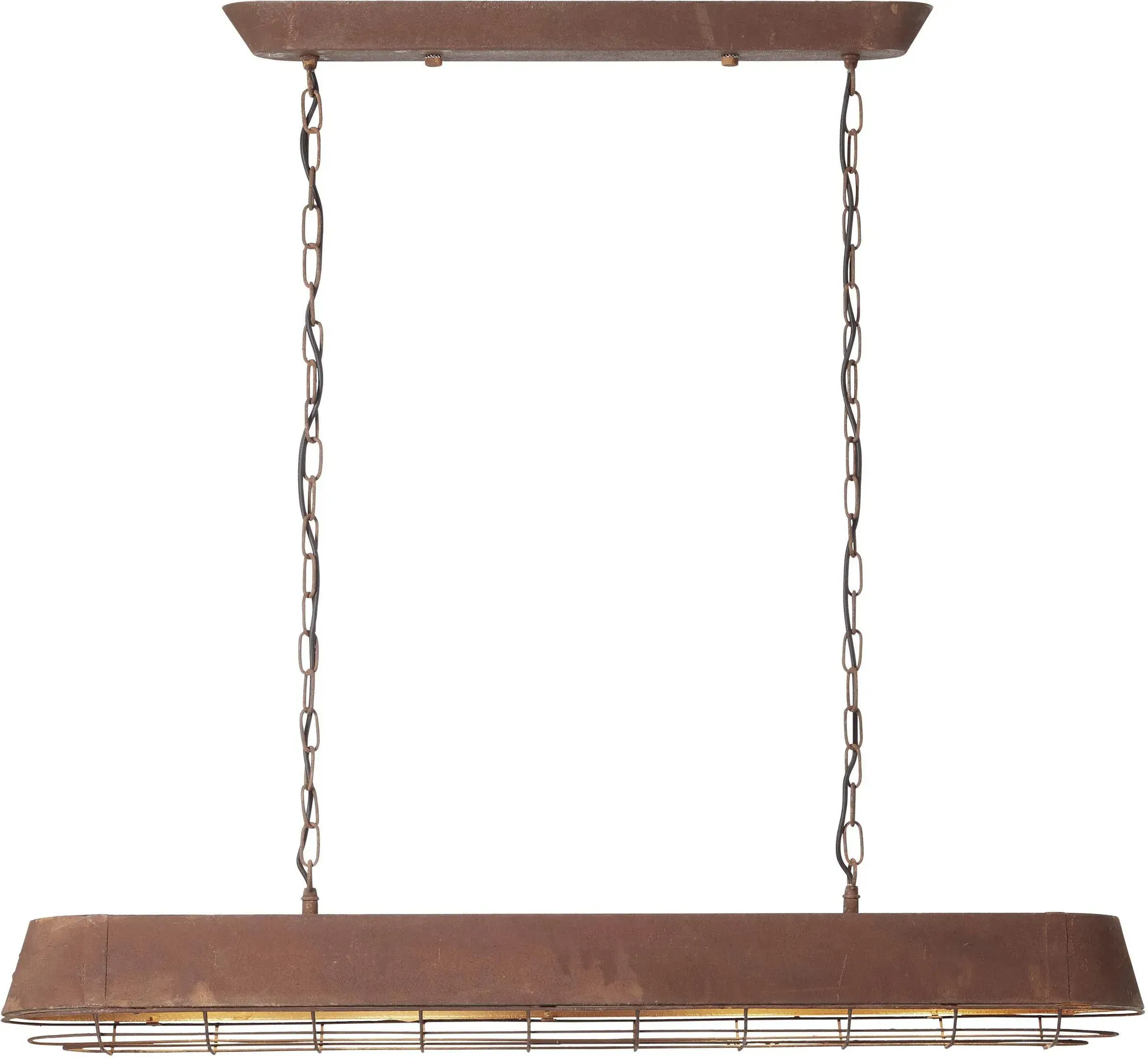 Brilliant Pendelleuchte Factory Rost Industrial Stil E27  max. 60W 115cm