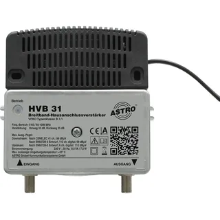 Astro HVB 31 (Verstärker), SAT Zubehör, Silber
