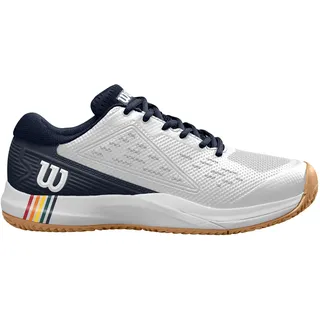 Wilson Rush Pro ACE Clay Tennisschuh, White/Navy Blazer - Gum1a, 42