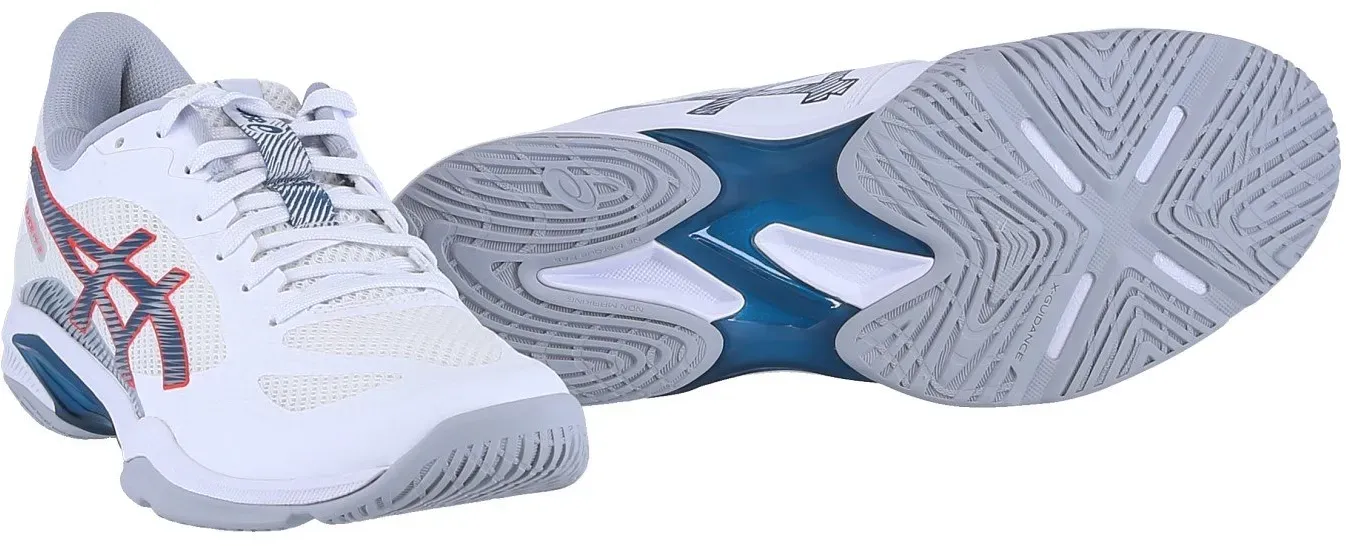 Asics Indoorschuhe Blade FF 2 (Squash- und Badminton-Schuh) weiss/makoblau Herren