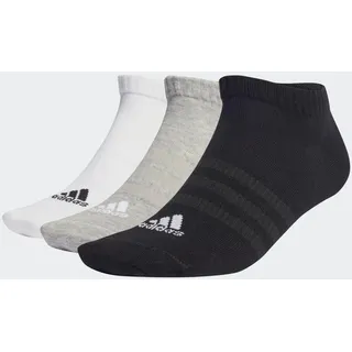 Adidas Thin and Light Sportswear Low-Cut Socken, 3 Paar Medium Grey Heather / White / Black 28-30