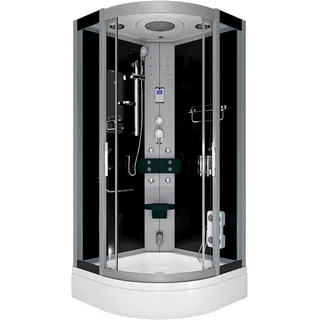 AcquaVapore Dampfdusche Duschtempel Sauna Dusche Duschkabine D46-63T2 100x100 cm ohne 2k Scheiben Versiegelung