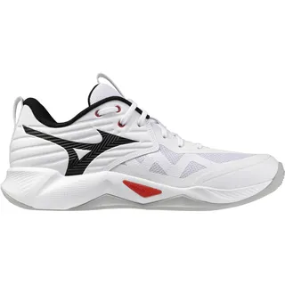Mizuno Wave Momentum Pro Volleyballschuhe, schwarz, Größe 42 - white/black/fiery red - 42