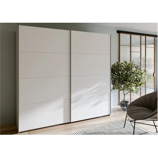 alasans Schwebetürenschrank 220 x 210,5 x 61,2 cm Weiß