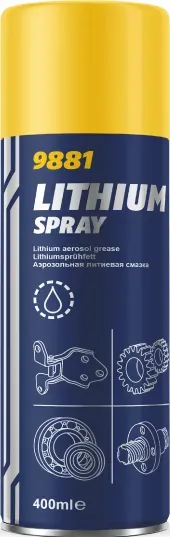 Mannol 9881 Lithium Spray Lithiumfett 400 ml