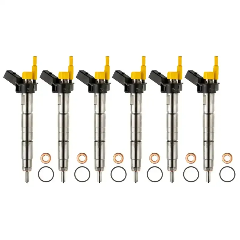 6X 0445117017 Injektor BMW 123 D 535 D 740 D Bosch Piezo (13537805430, 0445117001, 0986435411)