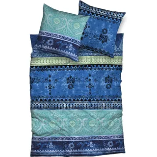 Satin waterblue 135 x 200 cm + 80 x 80 cm