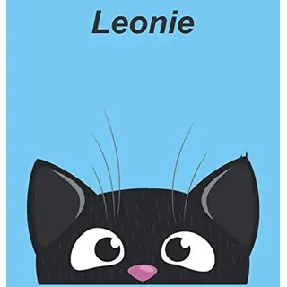 Personalisiertes Notizbuch: Leonie - über 100 Seiten, Dot Grid Notizbuch im A4+ Format mit Punkteraster