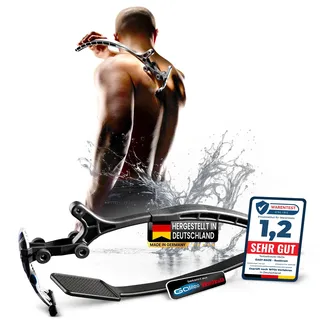 Easy-Raze 3.0-Das Original-Einstellbarer Rückenrasierer für Herren-Männerkörperrasurset incl. Schaumbuddy-Made in Germany.