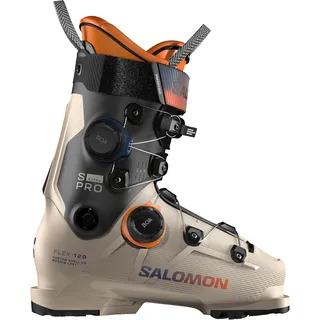 SALOMON ALP. BOOTS S/PRO SUPRA DUAL BOA 120 Humu HUMUS/BLACK/ORANGE TIGER - 26