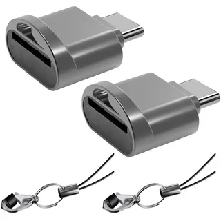 Powice Kartenleser USB C, USB3.0 TF Speicherkartenleser, USB C Stick MINI, Micro SD Adapter Anwendbar für Computer, Notebooks, Mobiltelefone und andere Geräte mit USBC-Schnittstelle
