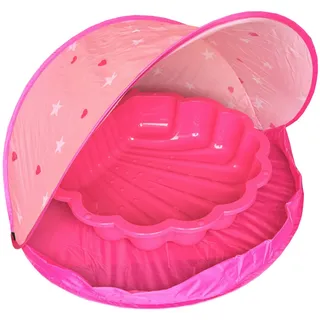 Sandmuschel Wassermuschel Strandmuschel pink Sonnenschutz Pop-Up Muschel Strand