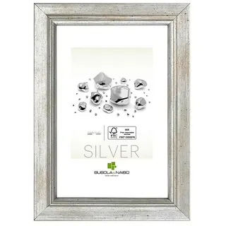 Bubola & Naibo Holzrahmen Marisa 6280  (50 x 60 cm, Silber)