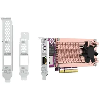 QNAP QM2-2P10G1TB 2 x PCIe Gen3 NVMe SSD & 1 x 10GbE Port Erweiterungskarte