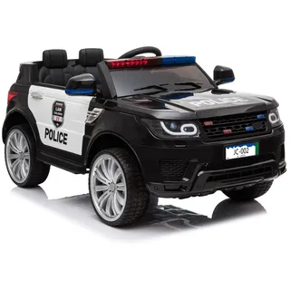 Toys Store Kinderfahrzeug Elektro Auto Kinder Auto Polizei 12V 2x35W USB MP3