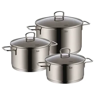 3-tlg. 2 x Fleischtopf + Bratentopf