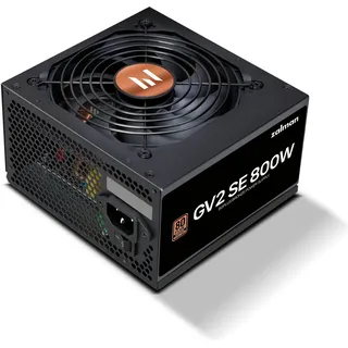 Zalman NET Gigamax ZM800-GV2SE, 800W 80Plus PSU (800 W), PC Netzteil, Schwarz