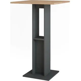 Vichy Vichy, Bartisch, Repose, Goldkraft Eiche/Anthrazit, 65 x 65 cm