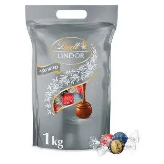 Lindt Lindor Kugeln Silber Mischung 1 kg