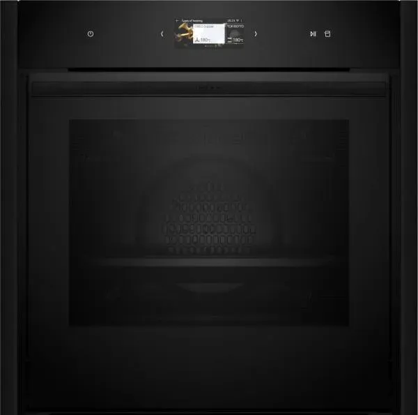 Neff Collection BFS63D -  Dampfbackofen mit 7 Jahre Garantie, Deep Black, B69FS3CY0 & Z9060DY0, 60 x 60 cm