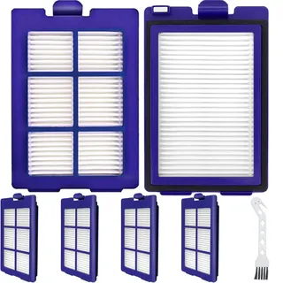 EATBALE X8 HEPA-Filters Ersatzteile Zubehörset für Eufy RoboVac X8 series für Eufy RoboVac X8 Hybrid Saugroboter Ersatz Waschbarer & wiederverwendbarer Filterelement, mit Reinigungsbürste (6 Stück)