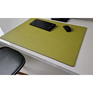 Profi Mats Schreibtischunterlage Sanftlux Kunst Leder 12 Farben un 3 Gr. grün 90 cm