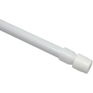 GARDINIA Klemmstange Ø 6/8 mm Weiß 45 cm - 65 cm 2-er Pack