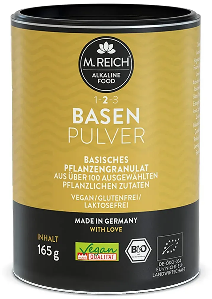 M.Reich Bio Basenpulver aus über 100 Zutaten 165 g
