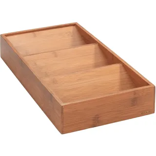 Wenko Schubladen-Gewürzregal, Einsatz aus Bambus, Organizer für Gewürze, 38 x 6 x 20 cm