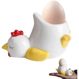 Eierbecher Lustig,Eierbecher Ostern,eierbecher Kinder,Hühner-/Enten Eierbecher Lustig,Eierbecher Porzellan Angenehmer Griff Und Leicht Zu Reinigen,Ostern Geschenke Kinder Eierbecher Für Familie