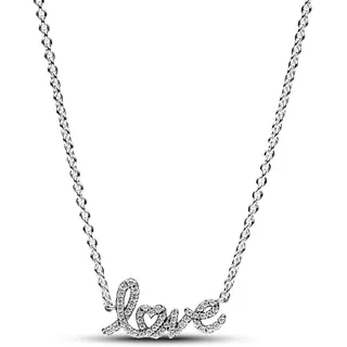 Pandora Moments Funkelnde Handgeschriebene Liebe Silber