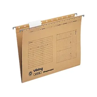 Viking Hängemappen V1715 DIN A4 Braun Manilakarton 25 Stück