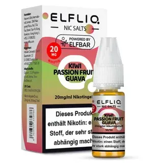 ELFLIQ – Kiwi Passion Fruit Guava NicSalt Liquid by ElfBar 10ml / 20mg
