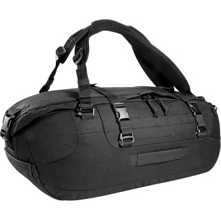 Tasmanian Tiger TT Duffel 45 L Taktische Reise-Tasche Duffel Bag für Herren mit Rucksack-Funktion und Molle-System, abschließbar, 45l Volumen, Schwarz