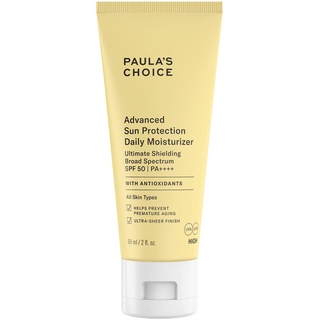 Paula's Choice Advanced Sun Protection Tagescreme LSF 50 | PA++++ | Sonnencreme SPF | Sonnenschutz Gesicht Ohne Einen Weißen Film | Gesichtscreme mit Antioxidantien | Normale bis Trockene Haut | 60 ml