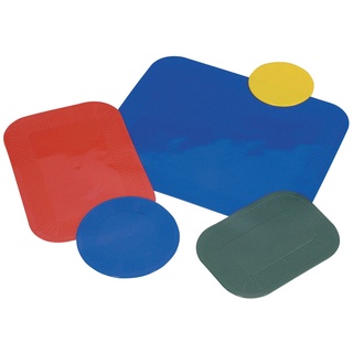 Dycem Anchorpads, Designed for Individuals with Mobility Challenges, Mats Securely Anchor Items, Preventing Slips and Spills, Non Slip Pad, Round, 140 mm Diameter, Silver