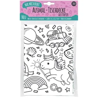 Mal mich bunt - Ausmal Tischdecke Fantasie & Entdecker