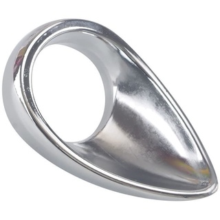Fewarq Herren Wassertropfen Form Penisring Hodensack Anhänger Penis Gewicht Edelstahl Metall Penisring Penis Erektion Hodenring Eichelring Keuschheit Hodensack Ring Für Männer Sexspielzeug(L)