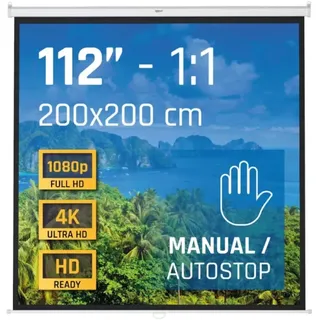 IGGUAL PSIMS200 (111.02", 1:1), Leinwand, Schwarz, Weiss