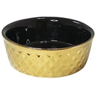 Keramik Napf Gold, Ø 15 x 6 cm, 0,50 l, 1 Stück
