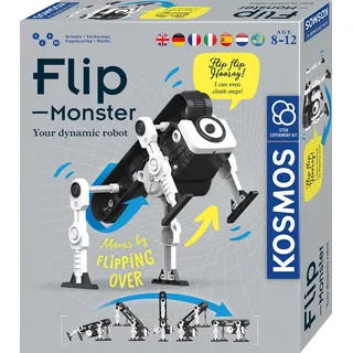 Kosmos 617394 - Flip-Monster INT, Dybanuc-Bot, Roboter-Bausatz, STEM-Experimentierkasten