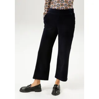 Aniston CASUAL Cordhose in trendiger Culotte-Form blau 34